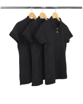 Kit 3 Camisas Polo Piquet Feminina 9