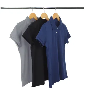 Kit 3 Camisas Polo Piquet Feminina 5