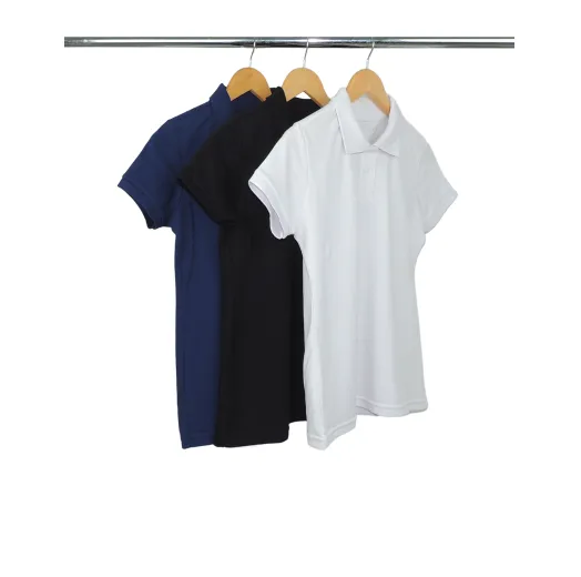 Kit 3 Camisas Polo Piquet Feminina 1