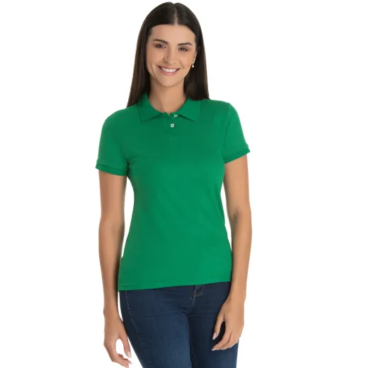 Kit 5 Camisas Polo Piquet Feminina 16