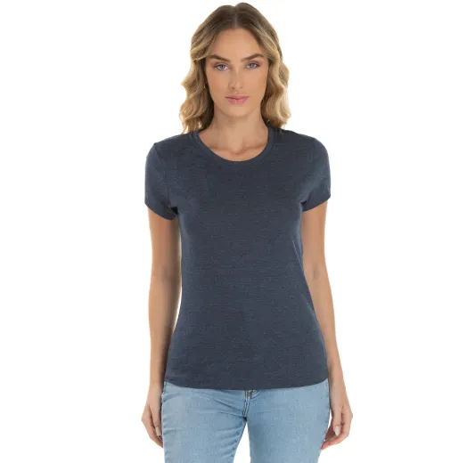 Camiseta Feminina Comfort Mescla Navy