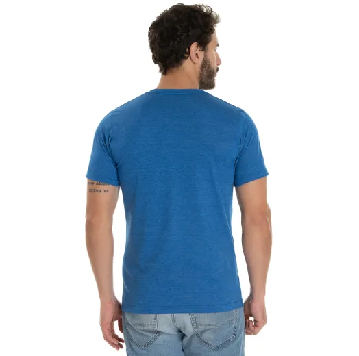 Kit 5 Camisetas Comfort Mescla Azul Royal
