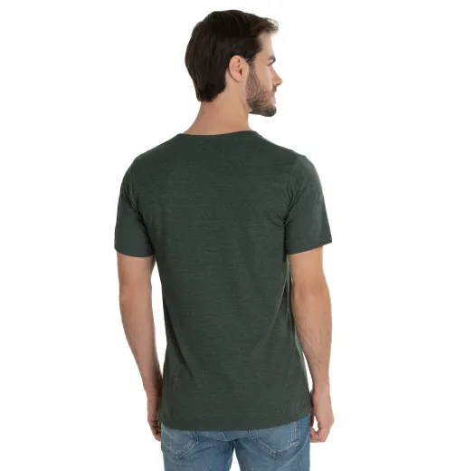 Camiseta Comfort Mescla Verde Oliva