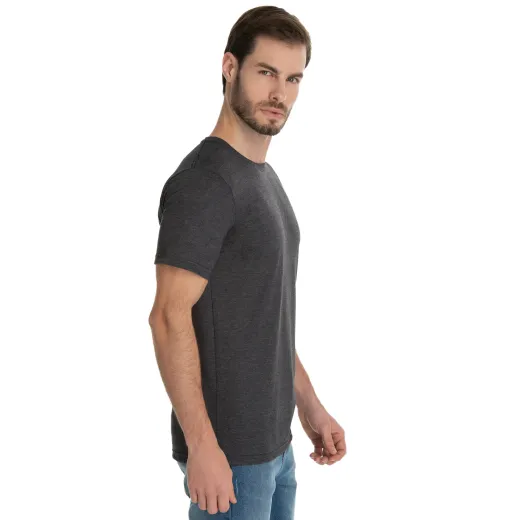 Kit 5 Camisetas Comfort Mescla Preta