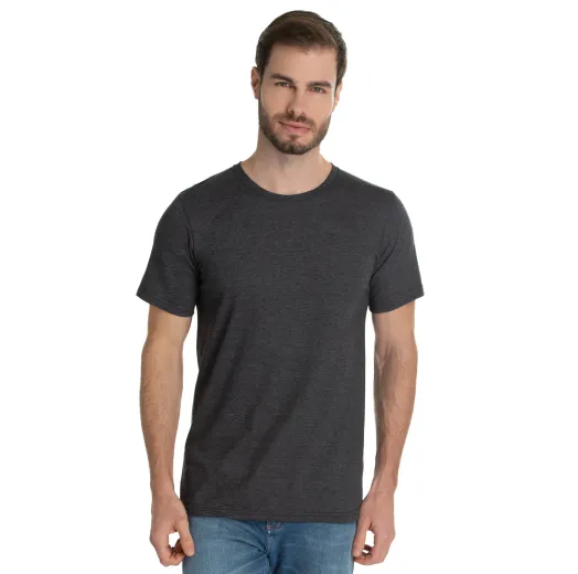 Kit 5 Camisetas Comfort Mescla Preta
