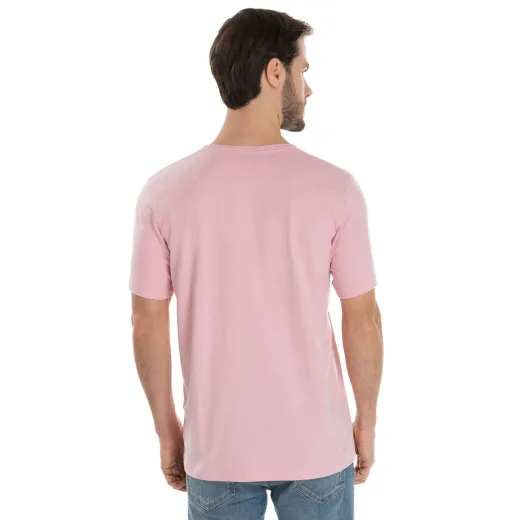 Camiseta Comfort Mescla Rosa Claro