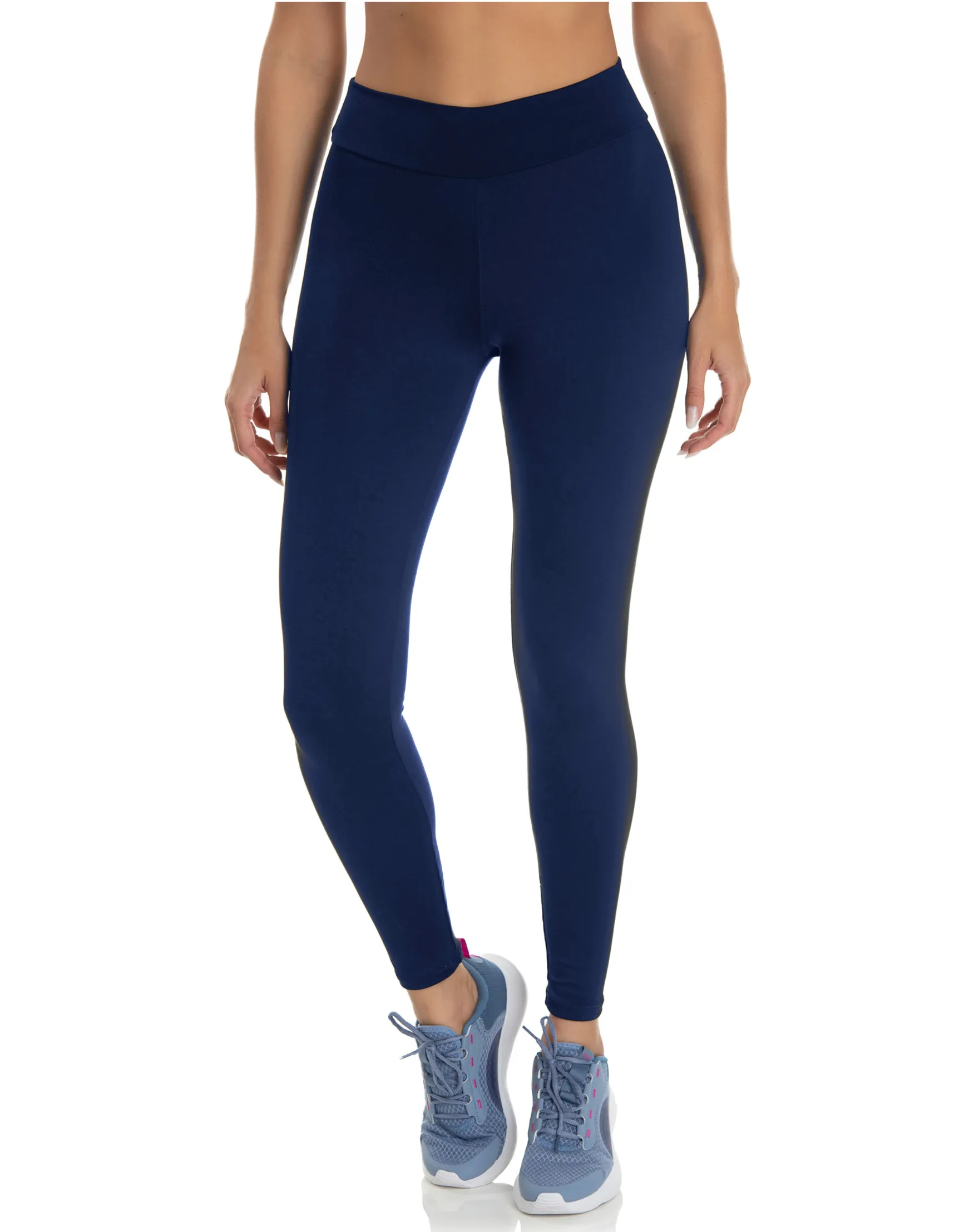 Calça Legging Fitness Feminina Azul Marinho