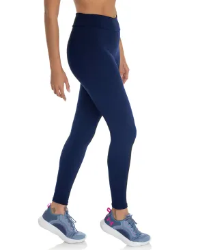 Kit 3 Calças Leggings Fitness Feminina Azul Marinho