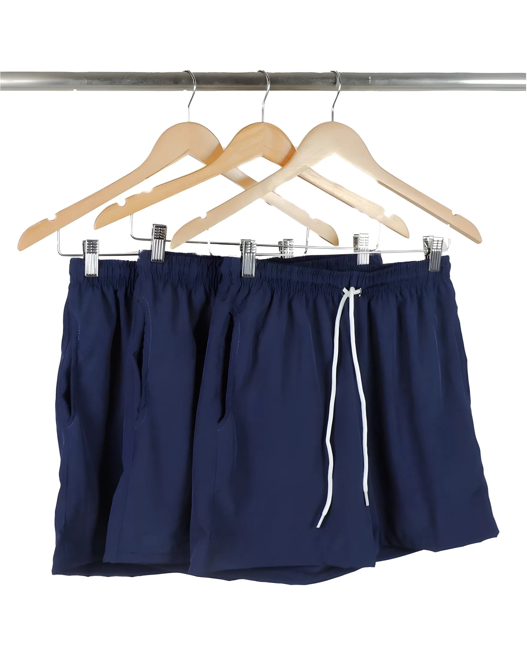 Kit 3 Shorts de Praia Masculino Azul Marinho 