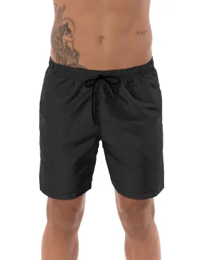 Short de Tactel com Elastano Masculino Preto