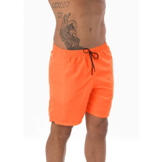 Kit 3 Shorts de Praia Masculino Laranja 