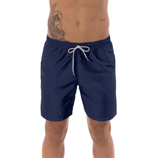 Kit 3 Shorts de Praia Masculino Azul Marinho 