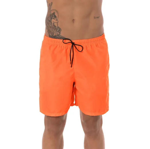 Short de Praia Masculino Laranja 