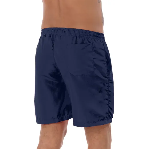Short de Tactel com Elastano Masculino Azul Marinho