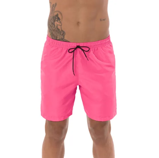 Kit 3 Shorts de Praia Masculino Rosa Pink 
