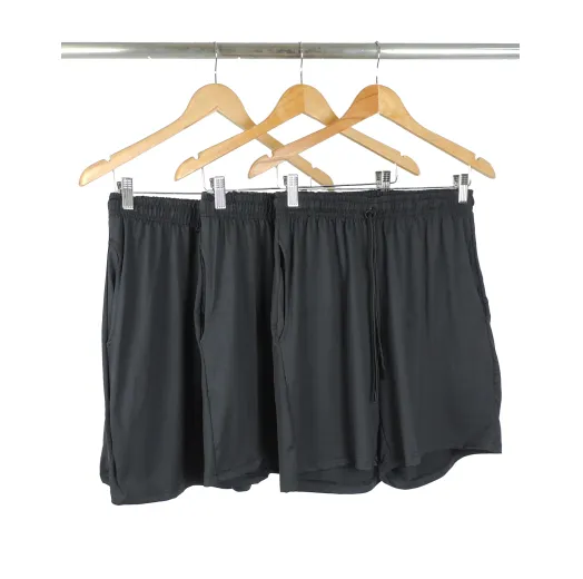 Kit 3 Bermudas Dry Fit Pretas