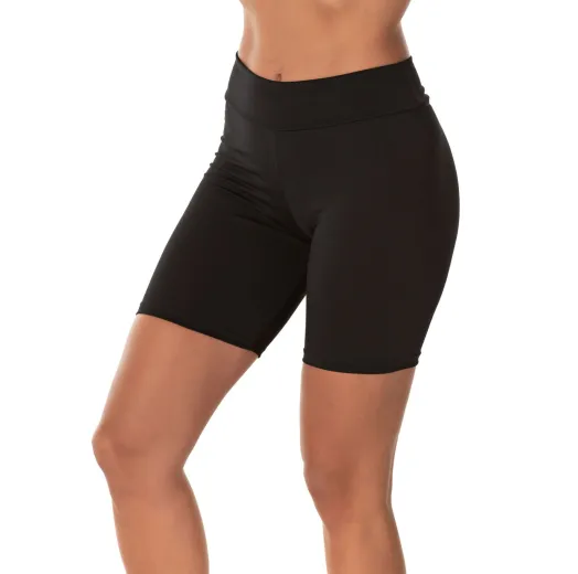 Kit 3 Bermudas Fitness Feminina Preta