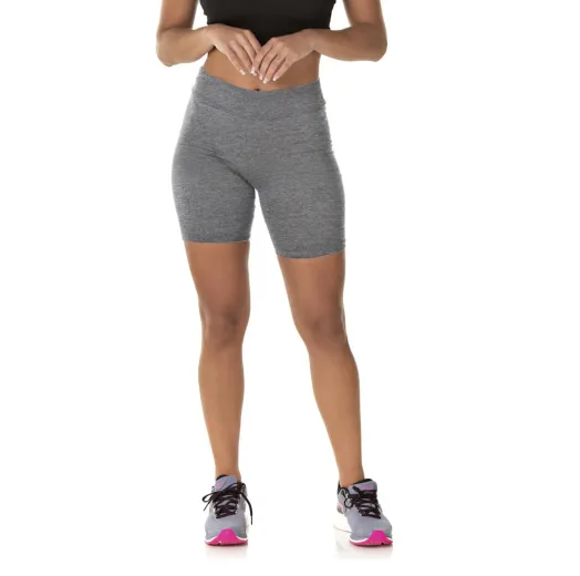 Kit 3 Bermudas Fitness Feminina Mescla