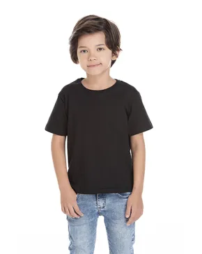 Kit 5 Camisetas Infantil de Poliéster / Sublimática Preta