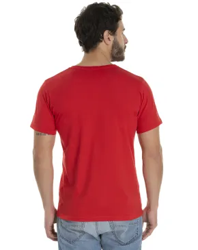 Camiseta de Algodão Premium Vermelha