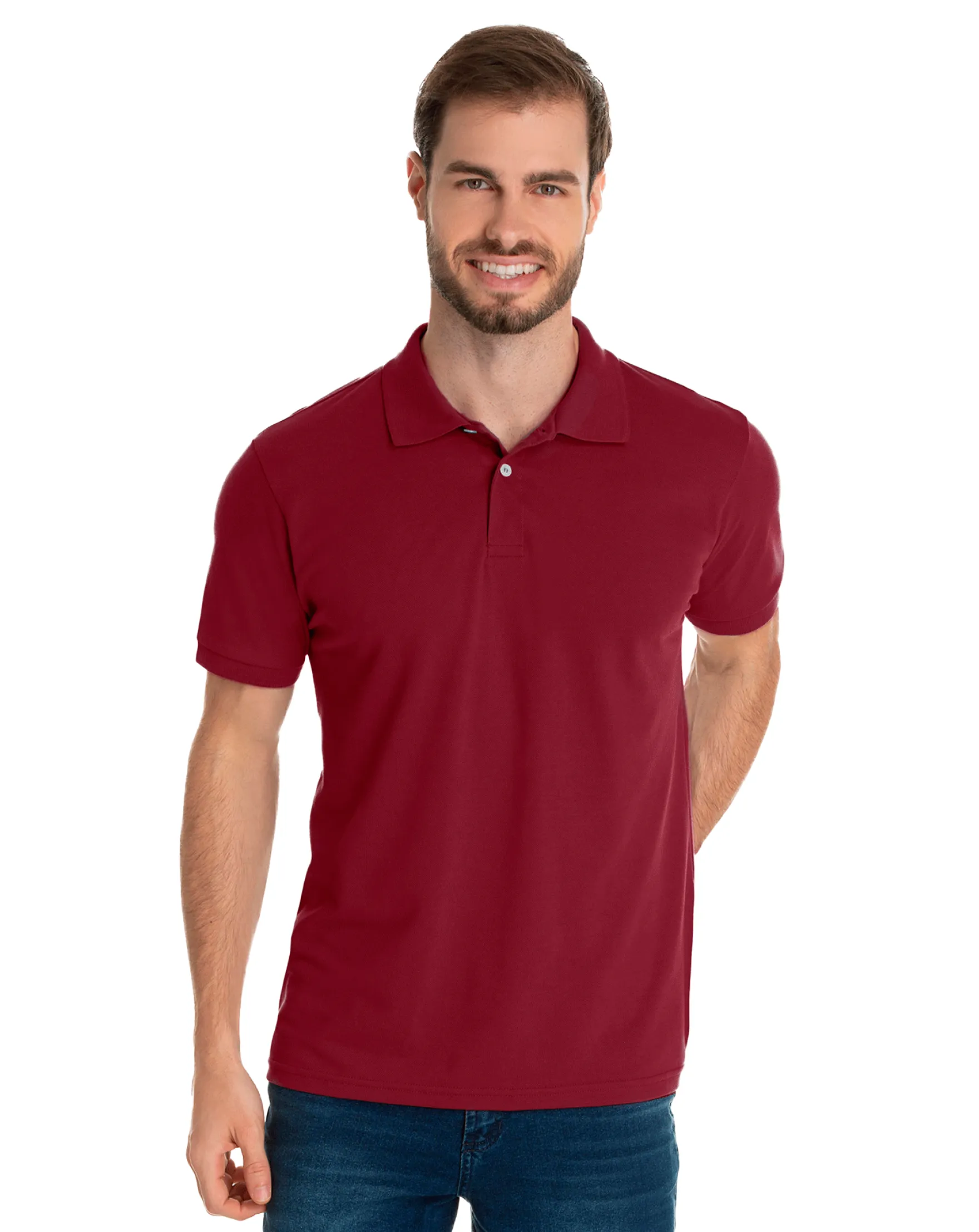 Kit 5 Camisas Polo Piquet Masculinas 15