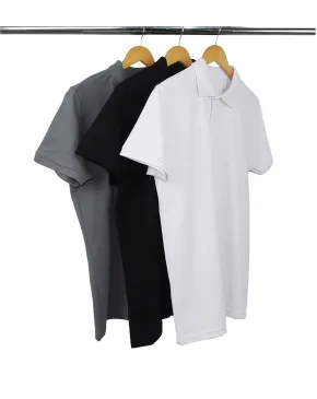 Kit 3 Camisas Polo Piquet Masculinas 2