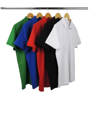 Kit 5 Camisas Polo Piquet Masculinas 16