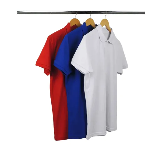 Kit 3 Camisas Polo Piquet Masculinas 10