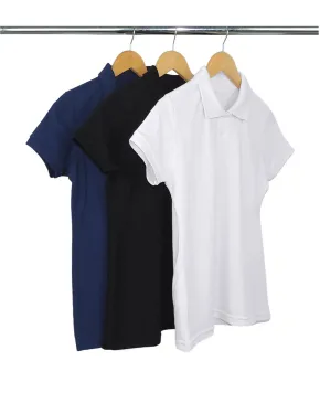 Kit 3 Camisas Polo Piquet Feminina 1