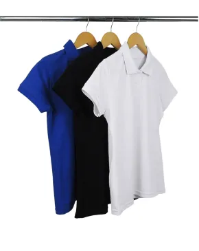 Kit 3 Camisas Polo Piquet Feminina 7