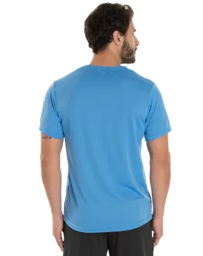 Camiseta Dry Fit Azul Claro Proteção UV 30+