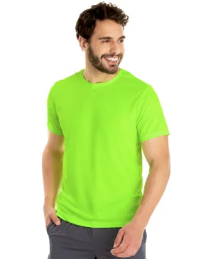 KIT 5 Camiseta Dry Fit Verde Fluorescente Proteção UV 30+