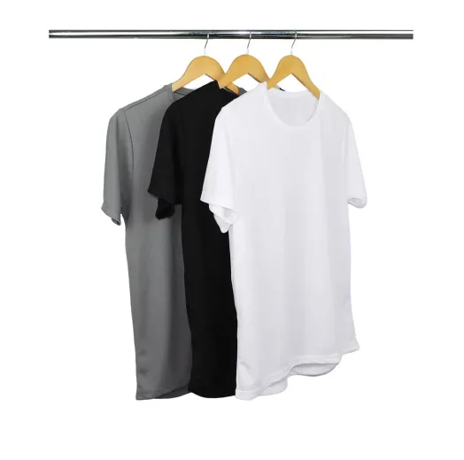 Kit 3 Camisetas Masculinas Dry Fit Proteção UV 30+ 3