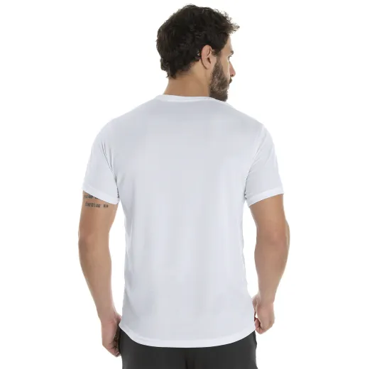 Camiseta Dry Fit Branca Proteção UV 30+