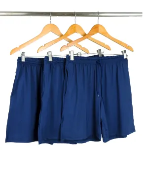 Kit 3 Bermudas Dry Fit Marinho