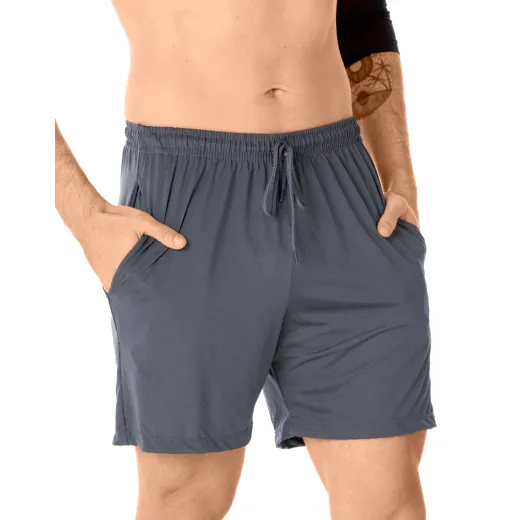 Kit 3 Bermudas Dry Fit Cinza Chumbo