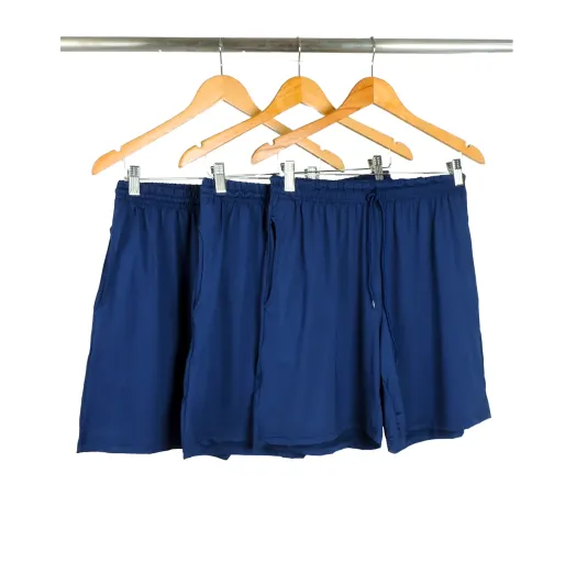 Kit 3 Bermudas Dry Fit Marinho