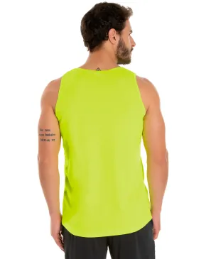 Regata Dry Fit Amarelo Fluorescente Proteção UV 30+