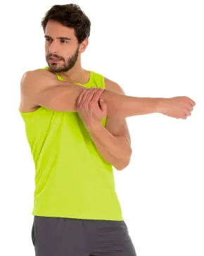 Regata Dry Fit Amarelo Fluorescente Proteção UV 30+