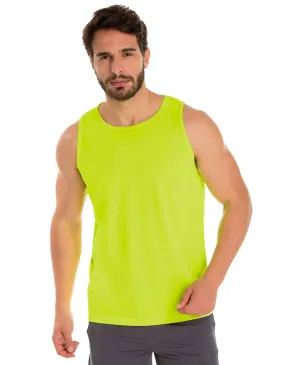 Regata Dry Fit Amarelo Fluorescente Proteção UV 30+