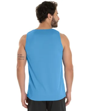 Regata Dry Fit Azul Claro Proteção UV 30+