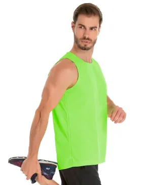 Regata Dry Fit Verde Fluorescente Proteção UV 30+