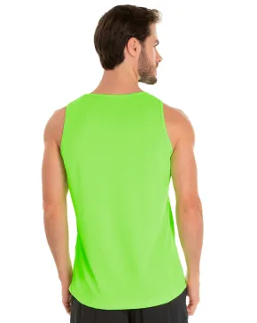 Regata Dry Fit Verde Fluorescente Proteção UV 30+