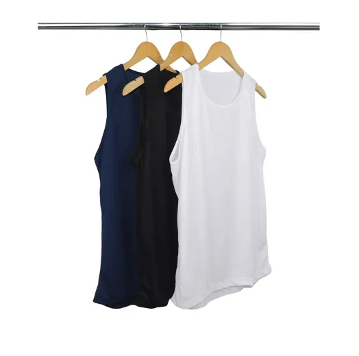 Kit 3 Regatas Masculinas Dry Fit Proteção UV 30+ 1