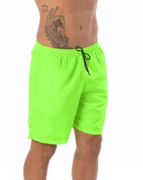 Kit 3 Shorts de Praia Masculino Verde Fluorescente 