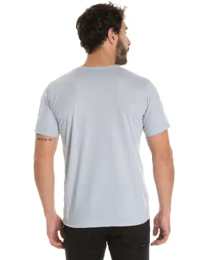 Camiseta de Poliéster/Sublimática Cinza Claro