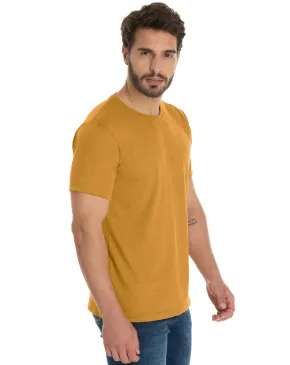Kit 5 Camisetas Comfort Mescla Mostarda