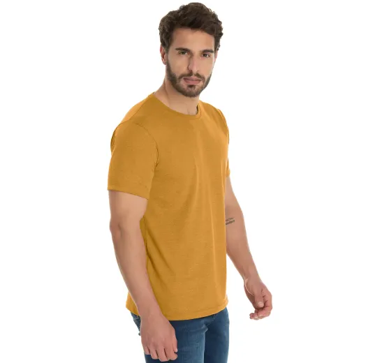 Camiseta Comfort Mescla Mostarda