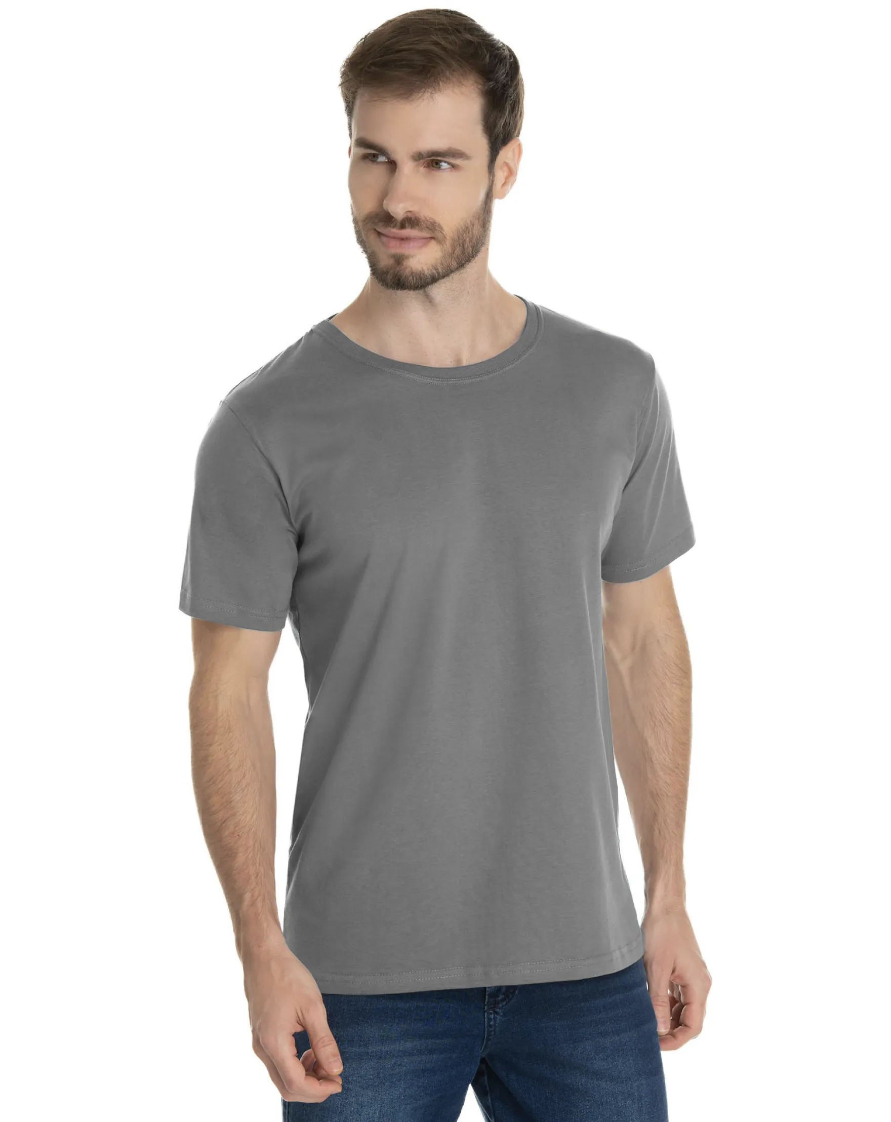 Camiseta PV/ Malha Fria Chumbo Escuro