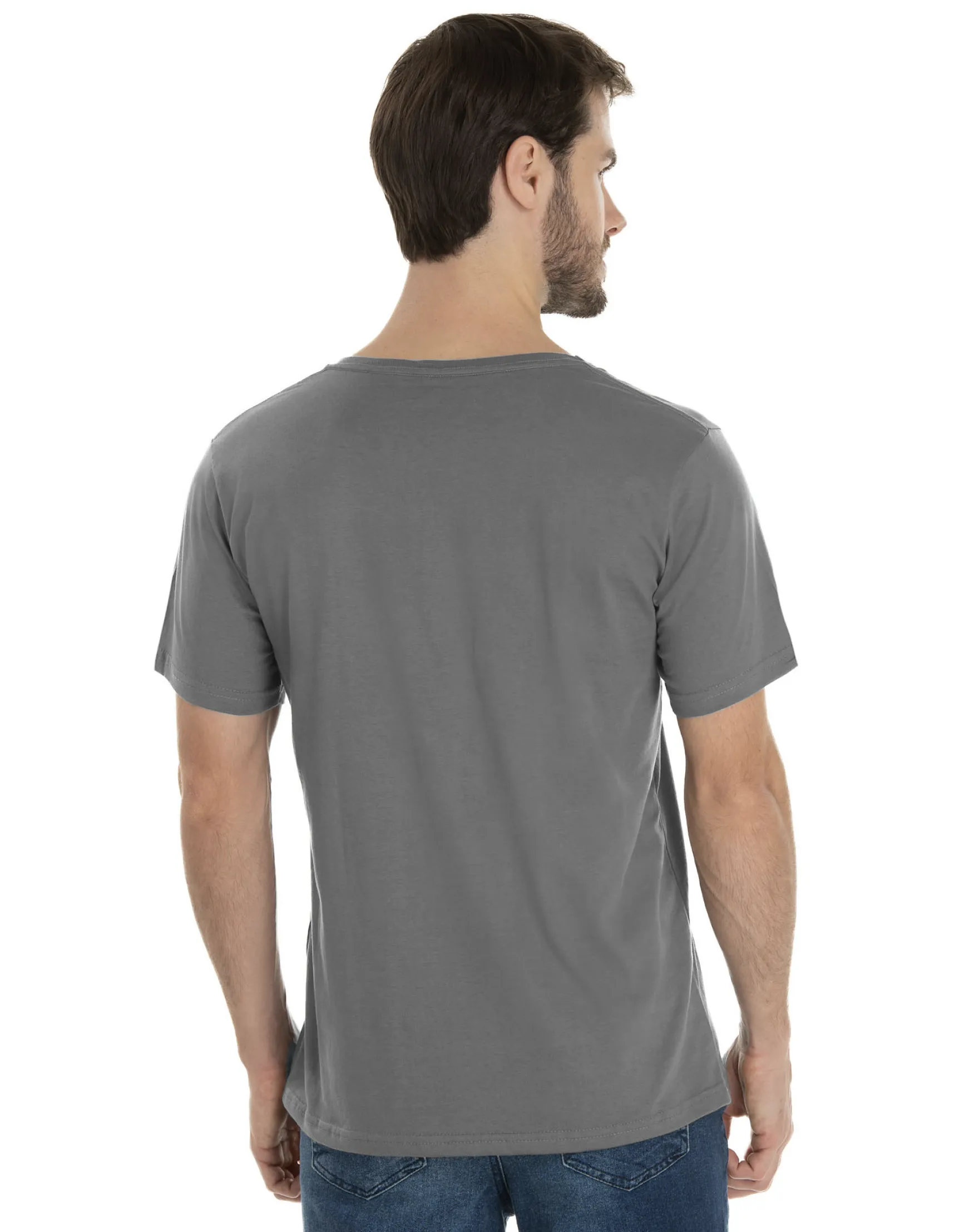 Camiseta PV/ Malha Fria Chumbo Escuro